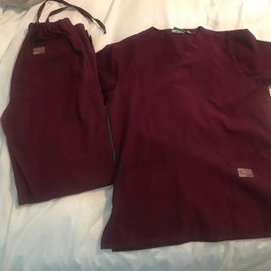 Burgundy ScrubZone scrubs